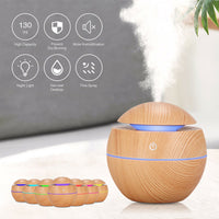 USB Aroma Humidifier ESSential Oil Diffuser Ultrasonic Cool Mist Humidifier Air humificador With 7 Color Change air humidifier