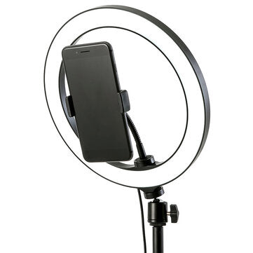 Ring Fill Light Lamp 12W Live Light USB Power Flat Ring Light LED Lamp with Phone Holder