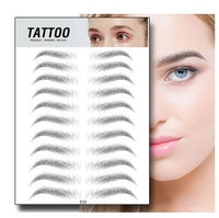 Waterproof 6D Eyebrow Tattoo Semi-Permanent Embroidery Natural Long Lasting Fake Eyebrow