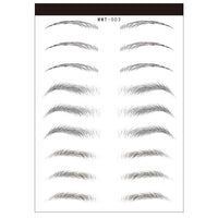 Waterproof 6D Eyebrow Tattoo Semi-Permanent Embroidery Natural Long Lasting Fake Eyebrow