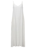 XS-5XL Women Boho Sexy Strap Backless V Neck Maxi Sundress