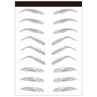 Waterproof 6D Eyebrow Tattoo Semi-Permanent Embroidery Natural Long Lasting Fake Eyebrow