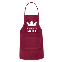 Adjustable Apron - burgundy