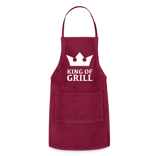 Adjustable Apron - burgundy